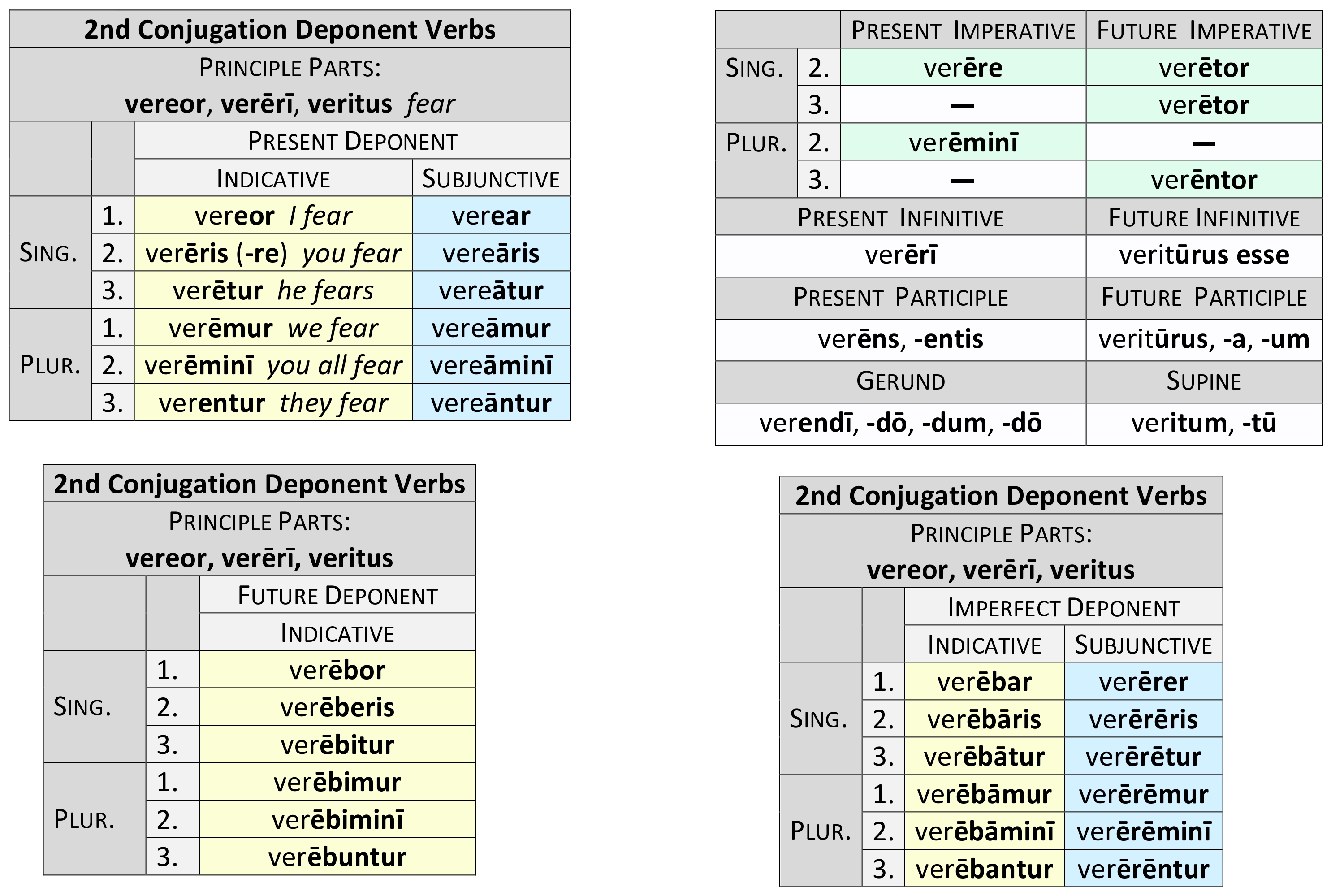 How Many Deponent Verbs Are There In Latin