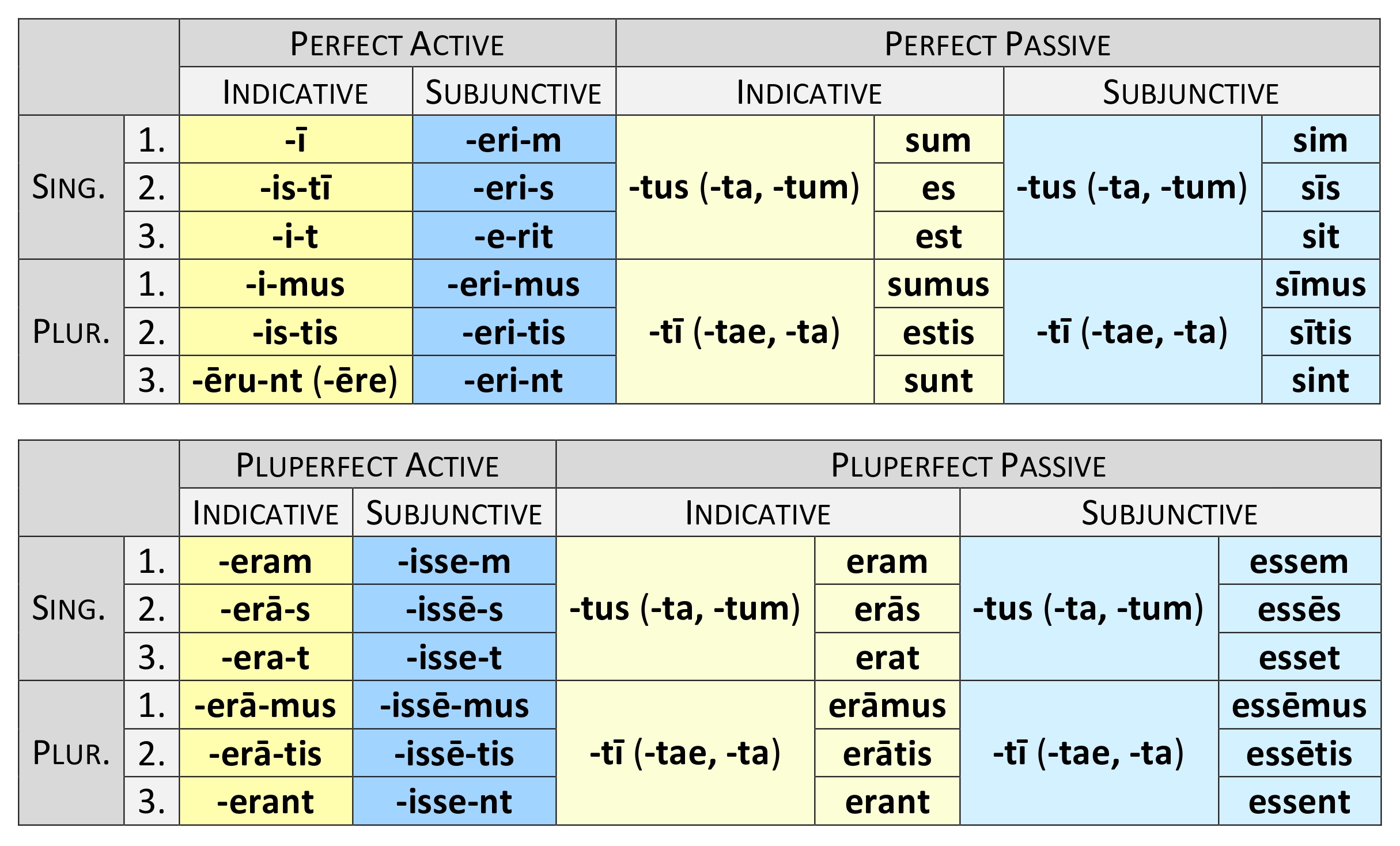Pluperfect Latin Verb Tense Free Worksheets
